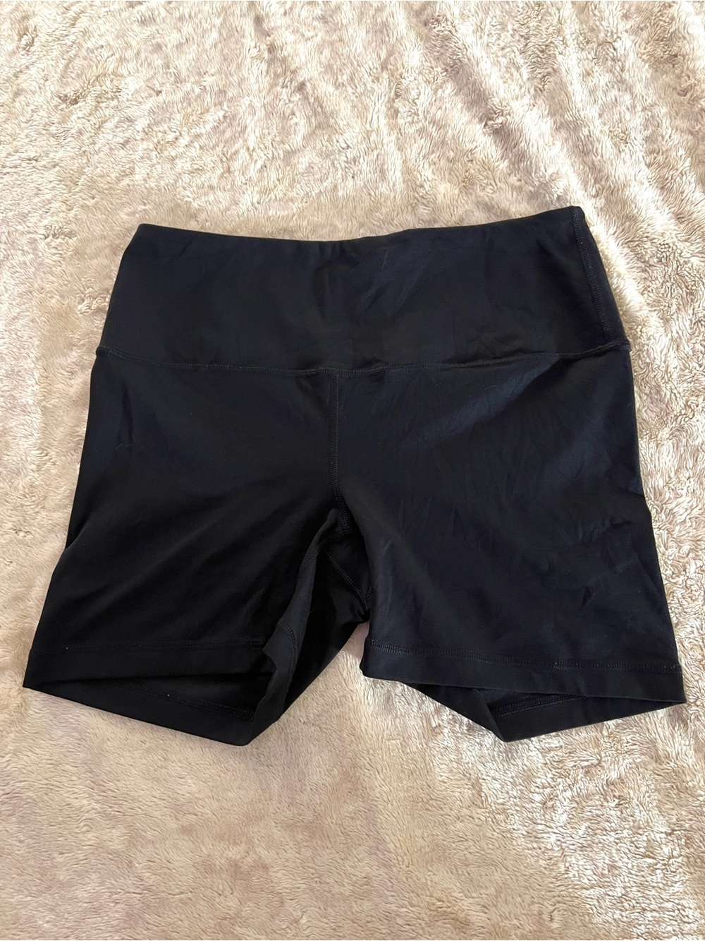YOGALICIOUS Woman's Black Biker Shorts Size L